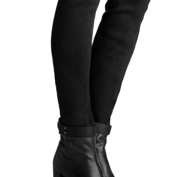 Stuart Weitzman OTK 7.5 LUNA 85 leather and suede Boots 1 time worn paid 1000 - Picture 8 of 12